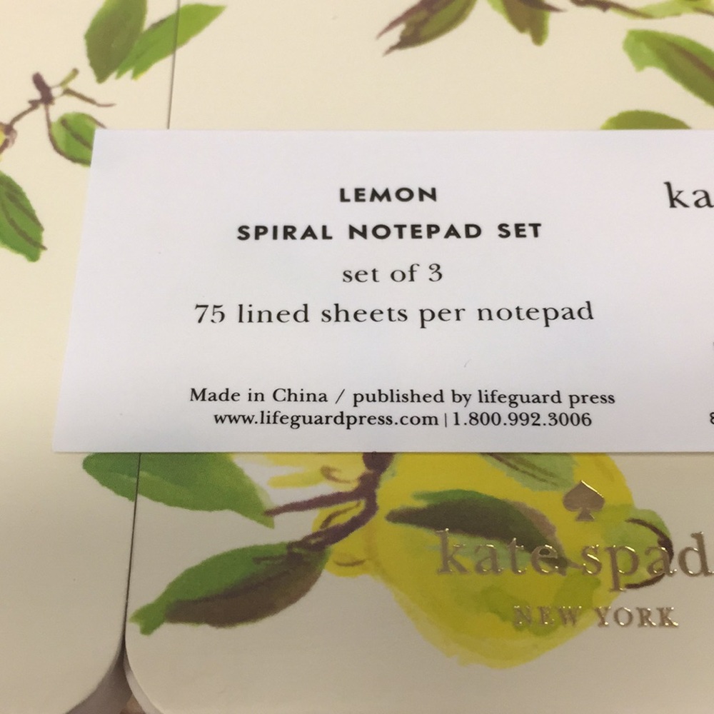 Kate Spade notebooks and pencil set - Picture 3 of 3